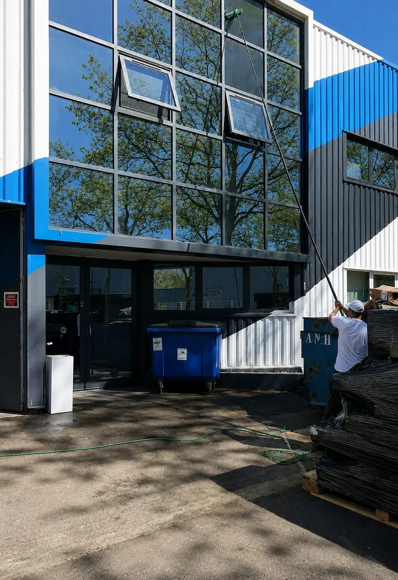 Nettoyage de bardage industriel à Beauvais dans l'Oise (60) par ECONET SOLUTION